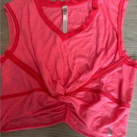 FP Movement by Free People Coral Twist Crop Top - Picture 2 of 8